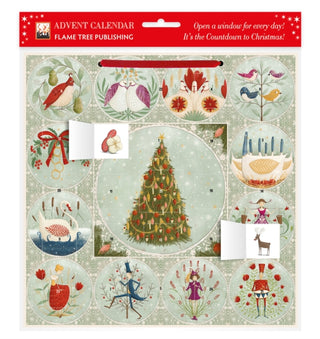 Cover image for 9781835621646 - Maja Lindberg: Twelve Days of Christmas Advent Calendar (with stickers)