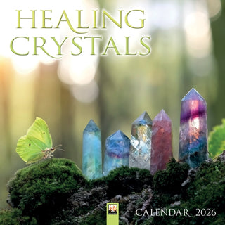 Cover image for 9781835623251 - Healing Crystals Wall Calendar 2026 (Art Calendar)