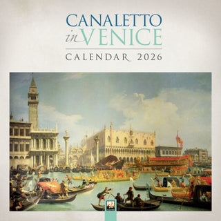 Cover image for 9781835623350 - Canaletto in Venice Wall Calendar 2026 (Art Calendar)