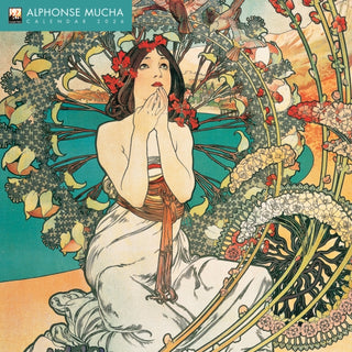Cover image for 9781835623411 - Alphonse Mucha Wall Calendar 2026 (Art Calendar)