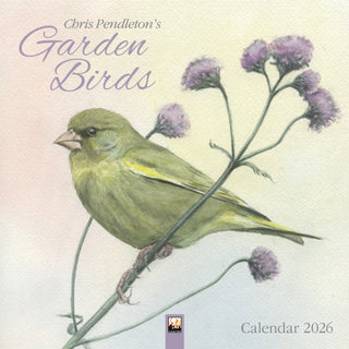 Cover image for 9781835623565 - Chris Pendleton Garden Birds Wall Calendar 2026 (Art Calendar)