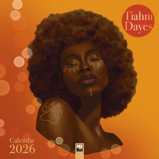 Cover image for 9781835623688 - Tiahni Dayes Wall Calendar 2026 (Art Calendar)