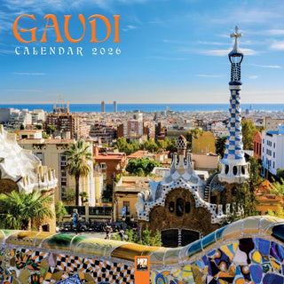 Cover image for 9781835623725 - Gaudi Wall Calendar 2026 (Art Calendar)