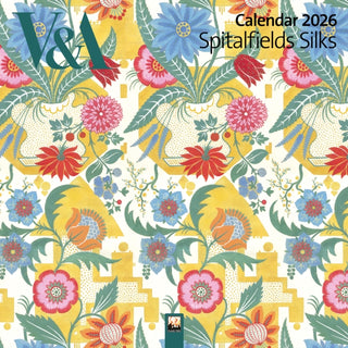 Cover image for 9781835623824 - V&A: Spitalfields Silks Wall Calendar 2026 (Art Calendar)