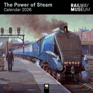 Cover image for 9781835623862 - National Railway Museum: The Power of Steam Wall Calendar 2026 (Art Calendar)