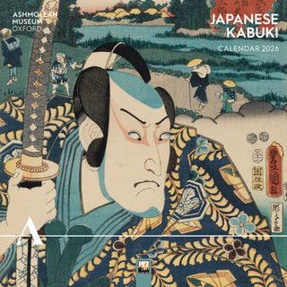 Cover image for 9781835624029 - Ashmolean Museum: Japanese Kabuki Wall Calendar 2026 (Art Calendar)