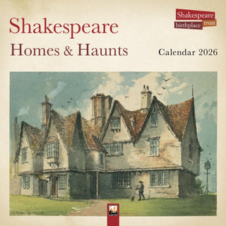 Cover image for 9781835624074 - Shakespeare Birthplace Trust: Shakespeare Homes and Haunts Wall Calendar 2026 (Art Calendar)
