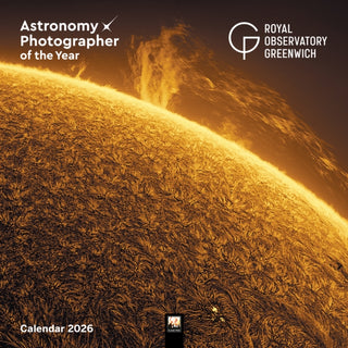 Cover image for 9781835624098 - Royal Observatory Greenwich: Astronomy Photographer of the Year Wall Calendar 2026 (Art Calendar)