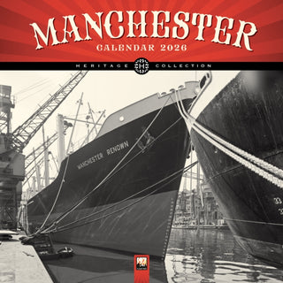 Cover image for 9781835624159 - Manchester Heritage Wall Calendar 2026 (Art Calendar)