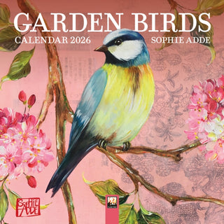 Cover image for 9781835624197 - Sophie Adde: Garden Birds Mini Wall Calendar 2026 (Art Calendar)