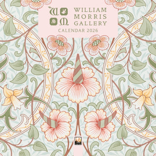 Cover image for 9781835624302 - William Morris Gallery Mini Wall Calendar 2026 (Art Calendar)