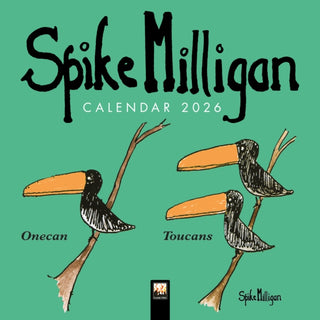 Cover image for 9781835624364 - Spike Milligan Mini Wall Calendar 2026 (Art Calendar)