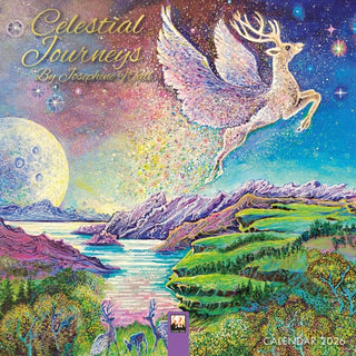 Cover image for 9781835624388 - Celestial Journeys by Josephine Wall Mini Wall Calendar 2026 (Art Calendar)