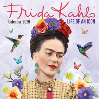 Cover image for 9781835624401 - Frida Kahlo: Life of an Icon Mini Wall Calendar 2026 (Art Calendar)