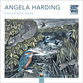 Cover image for 9781835624418 - Angela Harding Mini Wall calendar 2026 (Art Calendar)