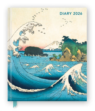 Cover image for 9781835624531 - Japanese Woodblocks 2026 Desk Diary Planner - Week to View, Illustrated Throughout