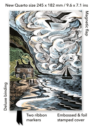 Cover image for 9781835627402 - Angela Harding: Curlew Cry (Foiled Quarto Journal)