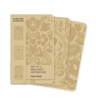 Cover image for 9781835628423 - Nina Pace Set of 3 Mini Craft Notebooks