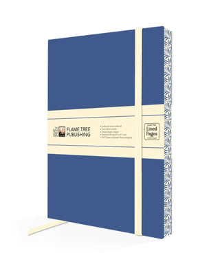 Cover image for 9781835628430 - Dark Blue & Cream Artisan Paperback Notebook