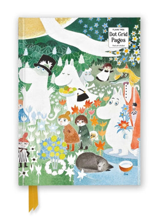 Cover image for 9781835628454 - Moomin: Dangerous Journey (Foiled Dot Grid Journal)