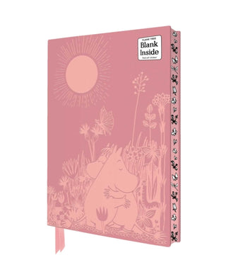 Cover image for 9781835628515 - Moomin Love Artisan Art Blank Notebook (Flame Tree Journals)