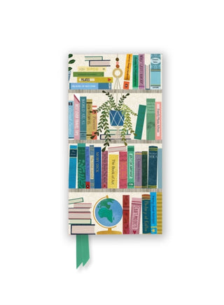 Cover image for 9781835628768 - Georgia Breeze: Bookshelves (Foiled Slimline Journal)