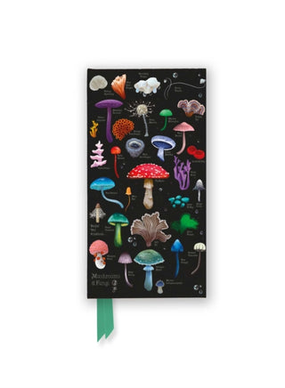 Cover image for 9781835628775 - Anna Stead: Mushrooms & Fungi (Foiled Slimline Journal)