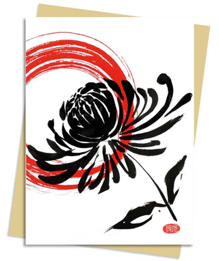 Cover image for 9781835628812 - Sumi Flowers: Crysanthemum Greeting Card Pack