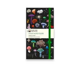 Cover image for 9781835628898 - Anna Stead: Mushrooms & Fungi Flame Tree Sticky Notes Folder