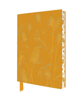 Cover image for 9781835628942 - Polly Rose Morris: Gathering of Goldfinches Artisan Art Notebook (Flame Tree Journals)