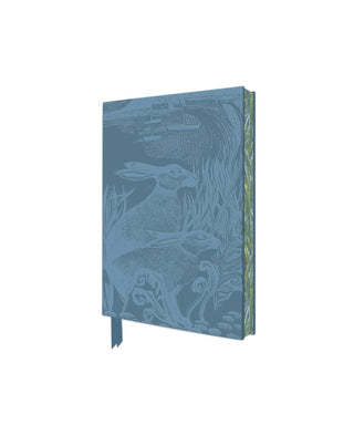 Cover image for 9781835629024 - Angela Harding: Rathlin Hares Artisan Art Pocket Notebook (Flame Tree Journals)