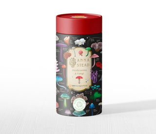 Cover image for 9781835629185 - Adult Cylinder Jigsaw Puzzle Anna Stead: Mushrooms & Fungi