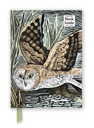 Cover image for 9781835629451 - Angela Harding: Marsh Owl (Foiled Blank Journal)