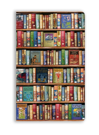 Cover image for 9781835629482 - Bodleian Libraries: Hobbies & Pastimes Vintage Bookshelves (Soft Touch Journal)