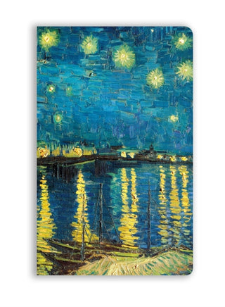 Cover image for 9781835629505 - Vincent van Gogh: Starry Night over the Rhône (Soft Touch Journal)