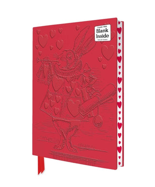 Cover image for 9781835629772 - Alice's Adventures in Wonderland: White Rabbit Artisan Art Blank Notebook (Flame Tree Journals)