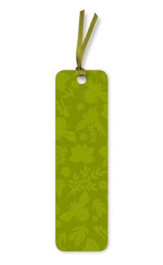 Cover image for 9781835629949 - Jade Mosinski: Garden Bees Artisan Art Vegan Leather Bookmarks (pack of 10)