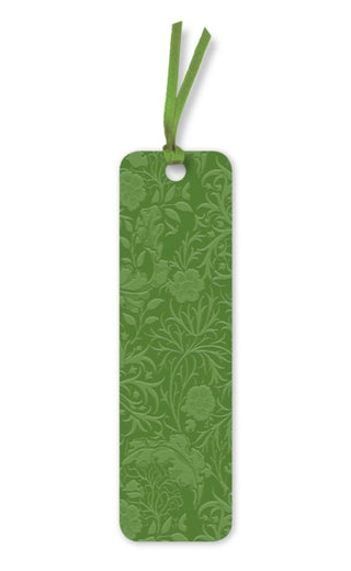 Cover image for 9781835629970 - William Morris: Seaweed Artisan Art Vegan Leather Bookmarks (pack of 10)