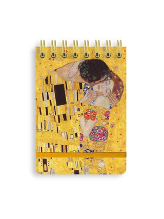 Cover image for 9781835629987 - Gustav Klimt: The Kiss (Spiral Bound Pocket Notebook)