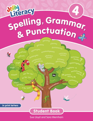Cover image for 9781835822043 - Spelling, Grammar, & Punctuation Student Book 4
