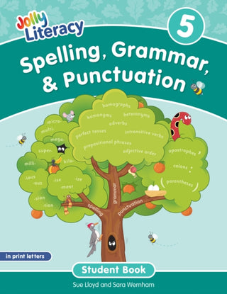 Cover image for 9781835822050 - Spelling, Grammar, & Punctuation Student Book 5