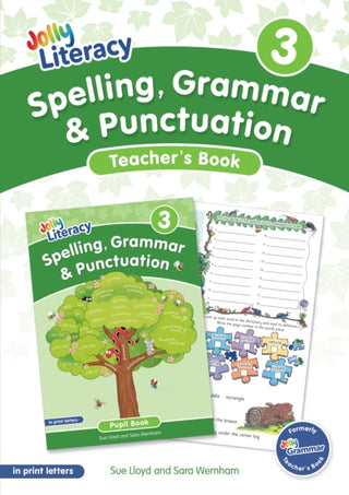 Cover image for 9781835822159 - Spelling, Grammar & Punctuation Teacher’s Book 3