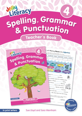 Cover image for 9781835822166 - Spelling, Grammar & Punctuation Teacher’s Book 4