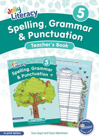 Cover image for 9781835822173 - Spelling, Grammar & Punctuation Teacher’s Book 5