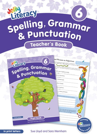 Cover image for 9781835822180 - Spelling, Grammar & Punctuation Teacher’s Book 6