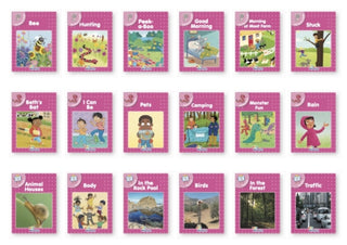 Cover image for 9781835823606 - Jolly Phonics Pink Readers Complete Set