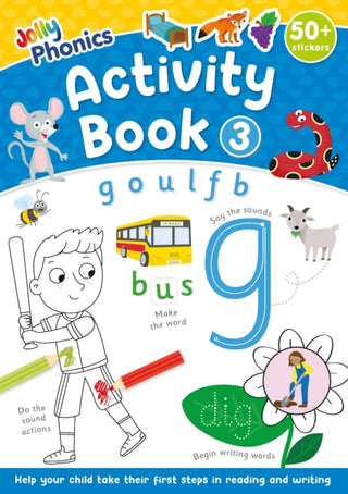 Cover image for 9781835823675 - Jolly Phonics Activity Book 3