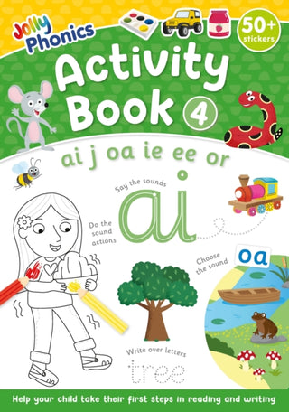 Cover image for 9781835823682 - Jolly Phonics Activity Book 4