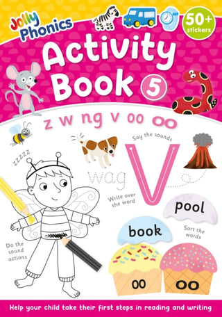 Supplemental image for 9781835823699 - Jolly Phonics Activity Book 5