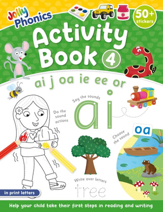 Supplemental image for 9781835823767 - Jolly Phonics Activity Book 4